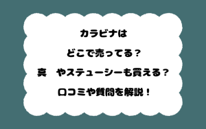 カラビナはどこで売ってる？真鍮やステューシーも買える？口コミや質問を解説！